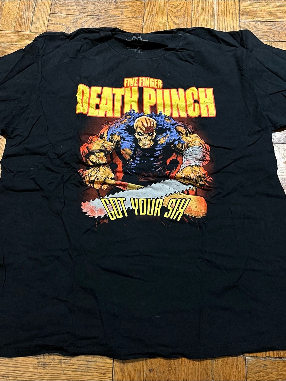 (🧵3 for $30🧵) Black Graphic Short-Sleeve Tee - Got Your Six